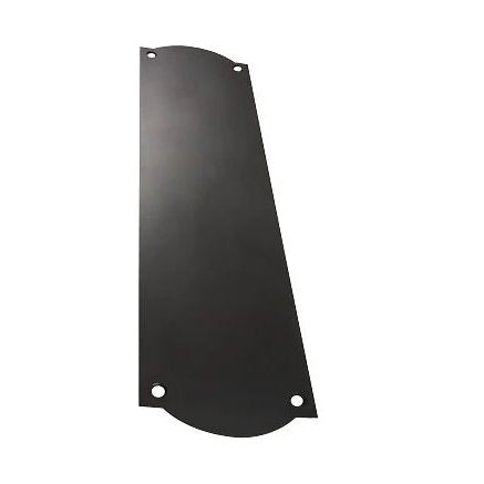 12 Inch Solid Brass Oval Push Plate