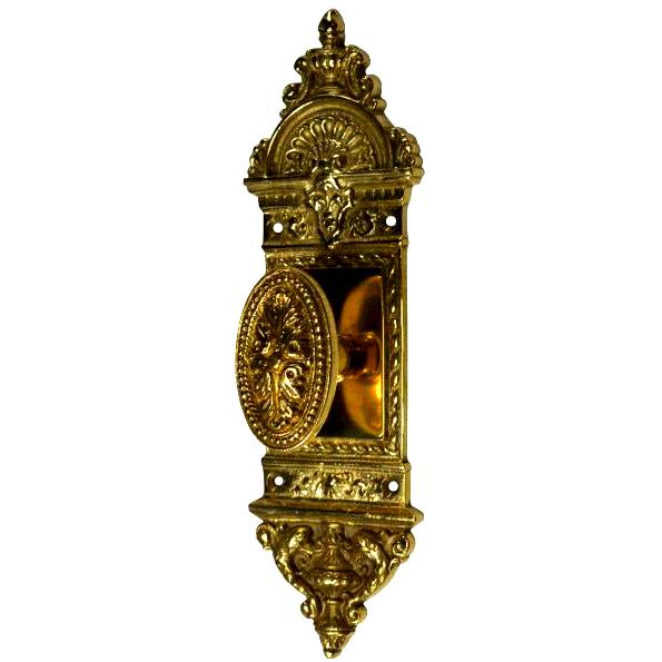 European Door Set With Beaded Style Avalon Oval Knob