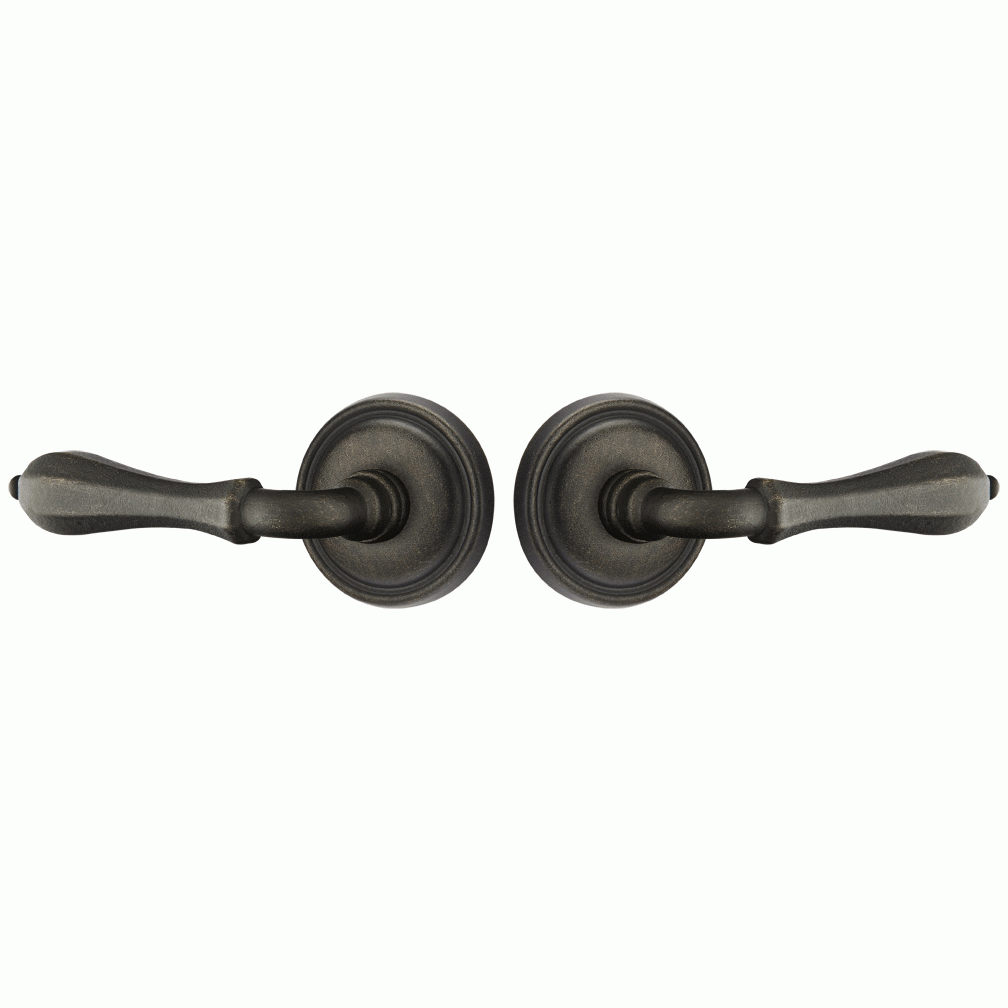 EMTEK Emtek Solid Brass Lost Wax Octagon Lever With Regular Rosette