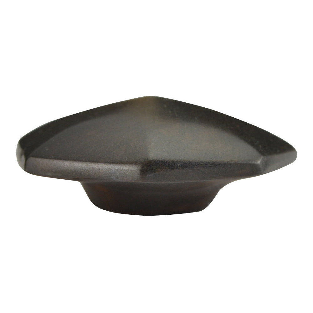 1 3/8 Inch Solid Brass Heptagonal Cabinet & Furniture Knob