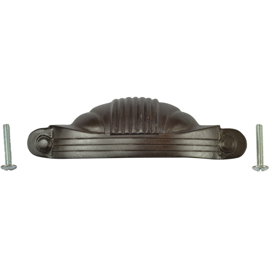 5 Inch Overall (4 Inch c-c) Solid Brass Marquee Pull