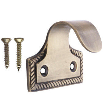 Solid Brass Georgian Roped Sash Lift (Several Finishes Available)