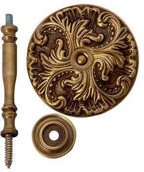 COPPER MOUNTAIN HARDWARE Ornate Baroque or Rococo Style Victorian Curtain & Drapery Hold
