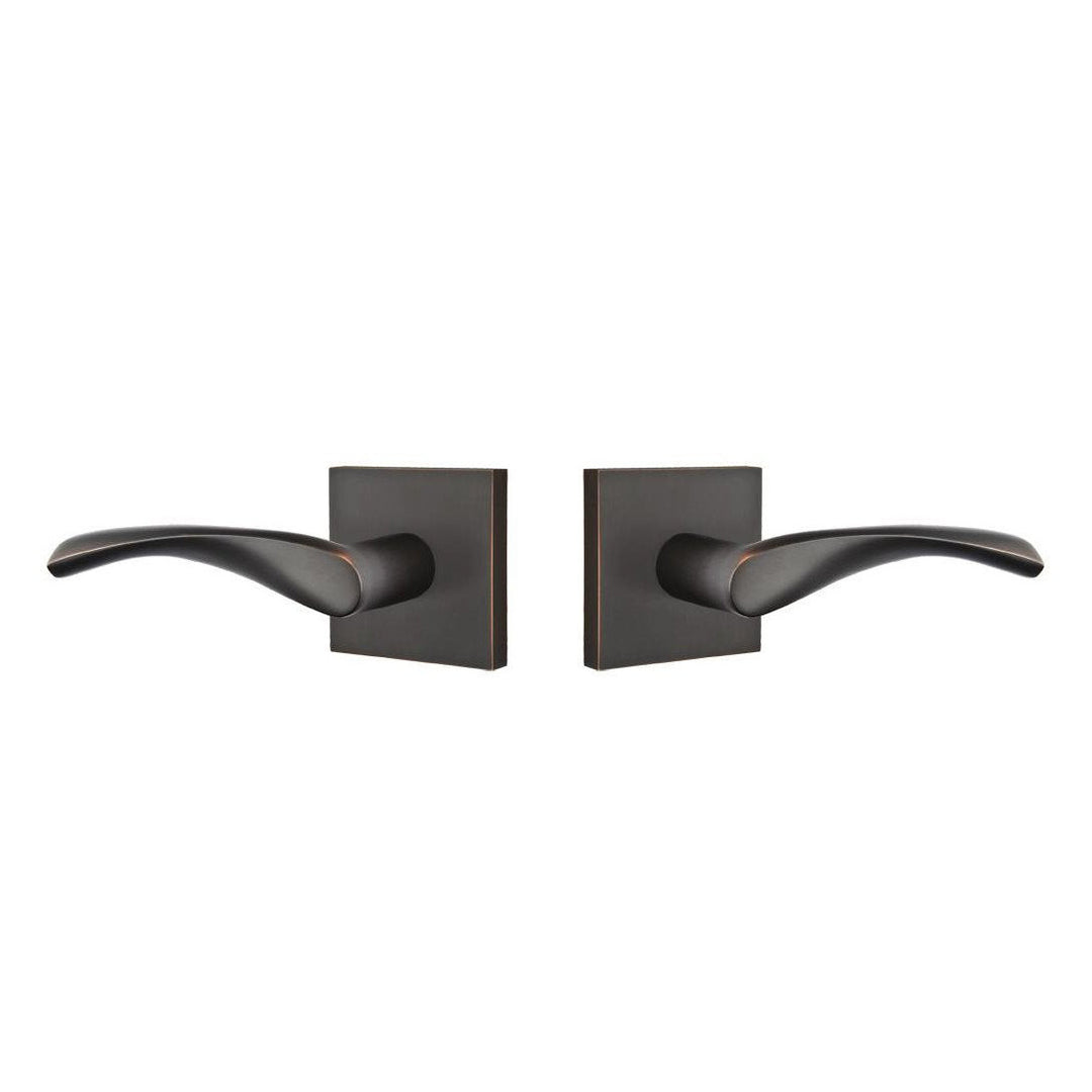 EMTEK Emtek Solid Brass Mercury Lever With Square Rosette (Several Finishes)
